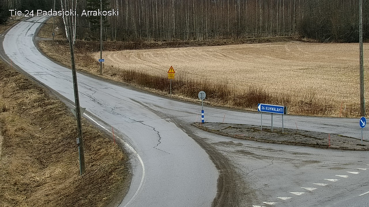 Weather Camera Image Road 24 Padasjoki, Arrakoski, Padasjoki, Päijät-Häme