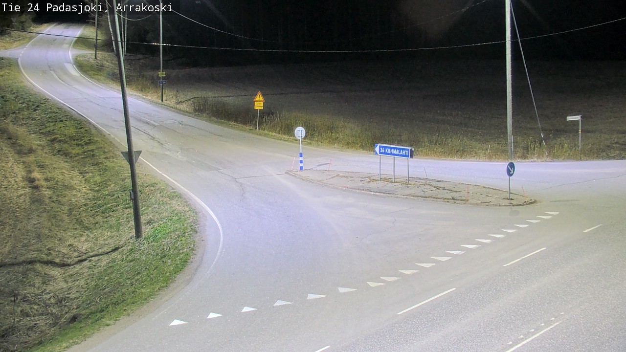 Weather Camera Image Road 24 Padasjoki, Arrakoski, Padasjoki, Päijät-Häme