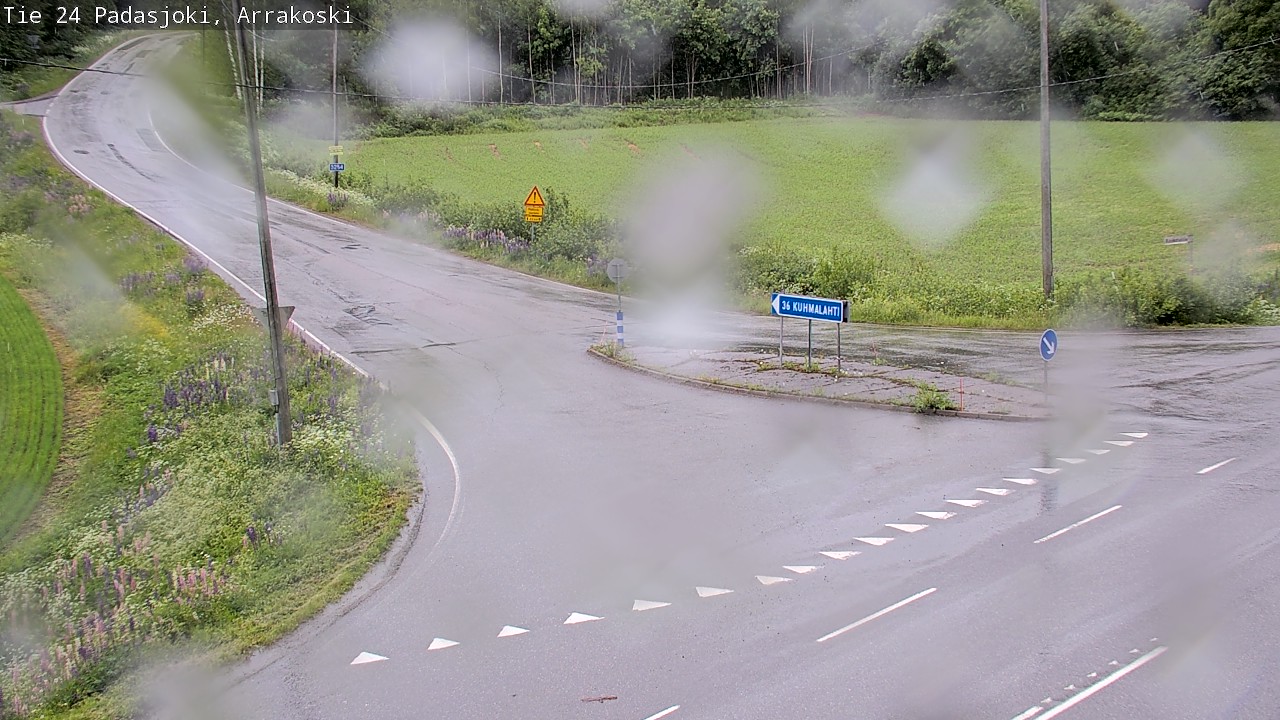 Weather Camera Image Väg 24 Padasjoki, Arrakoski, Padasjoki, Päijät-Häme
