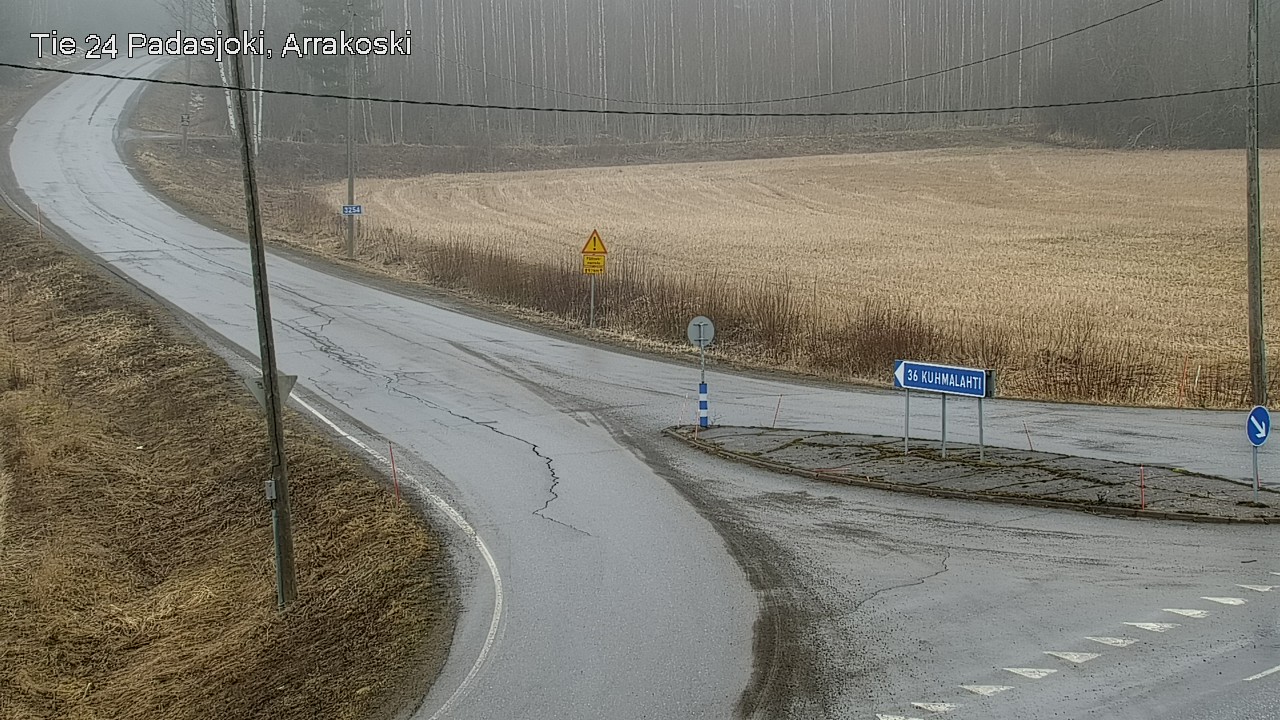 Weather Camera Image Road 24 Padasjoki, Arrakoski, Padasjoki, Päijät-Häme