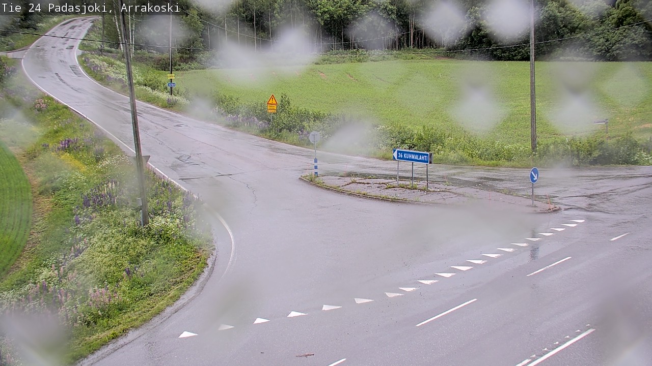 Weather Camera Image Väg 24 Padasjoki, Arrakoski, Padasjoki, Päijät-Häme