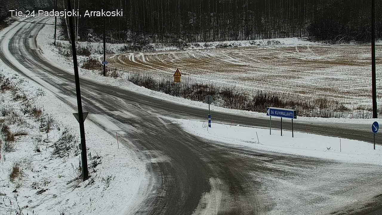 Weather Camera Image Väg 24 Padasjoki, Arrakoski, Padasjoki, Päijät-Häme