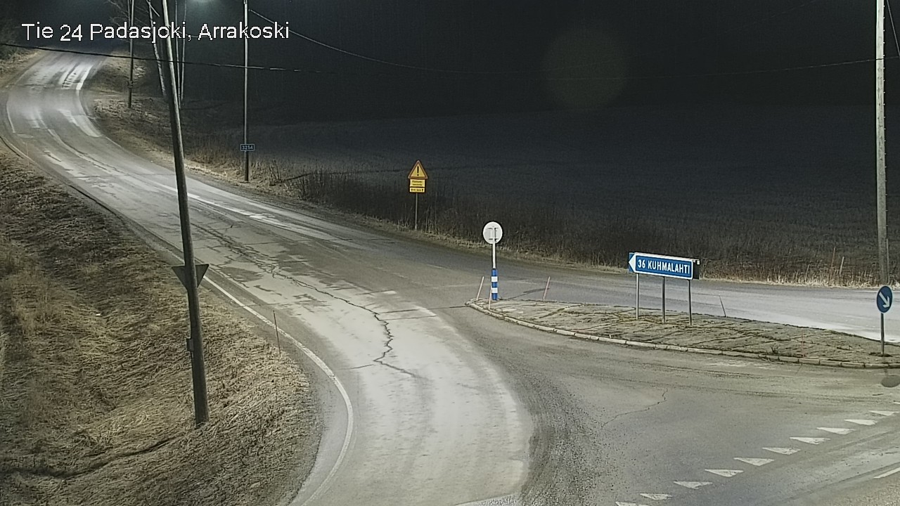 Weather Camera Image Väg 24 Padasjoki, Arrakoski, Padasjoki, Päijät-Häme