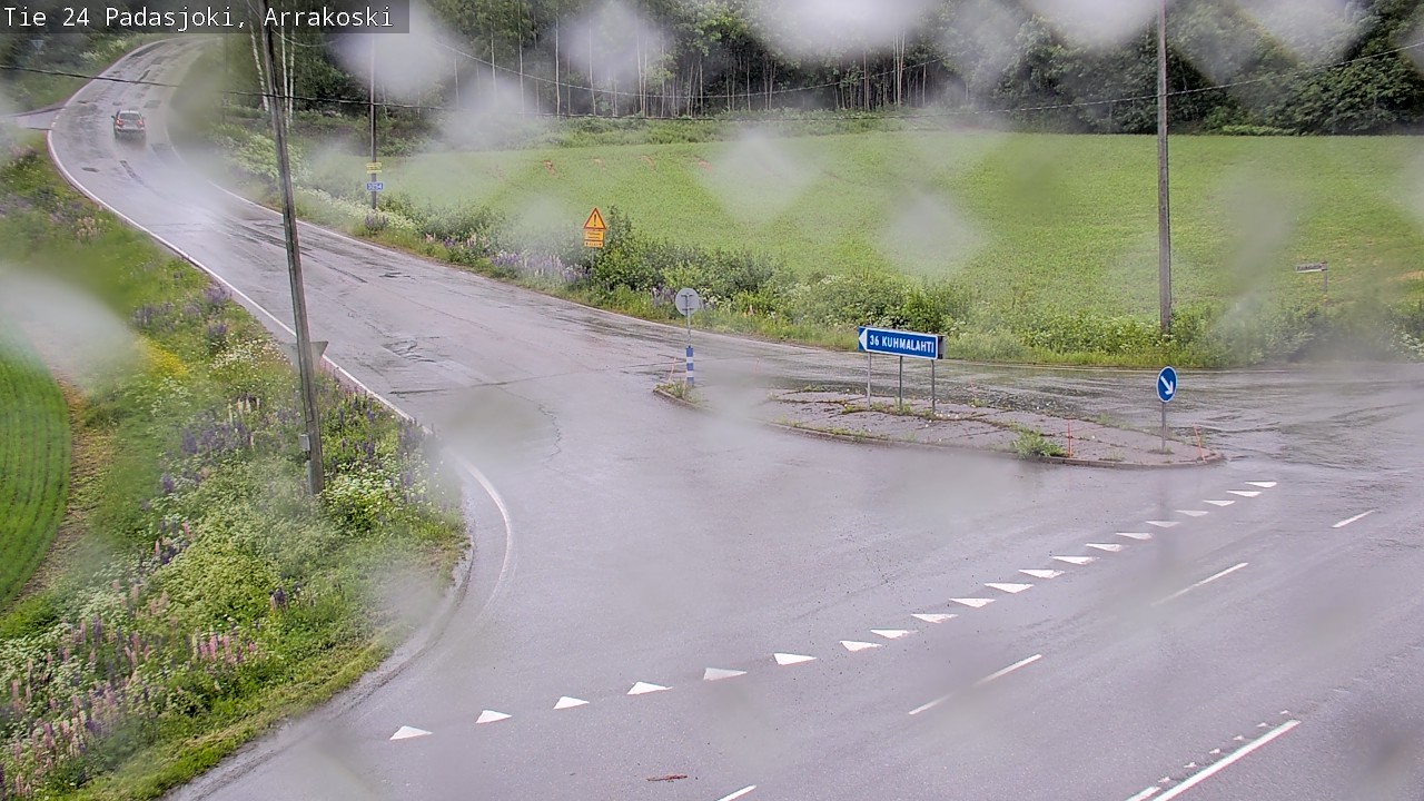 Weather Camera Image Väg 24 Padasjoki, Arrakoski, Padasjoki, Päijät-Häme