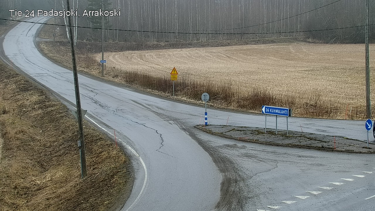 Weather Camera Image Road 24 Padasjoki, Arrakoski, Padasjoki, Päijät-Häme