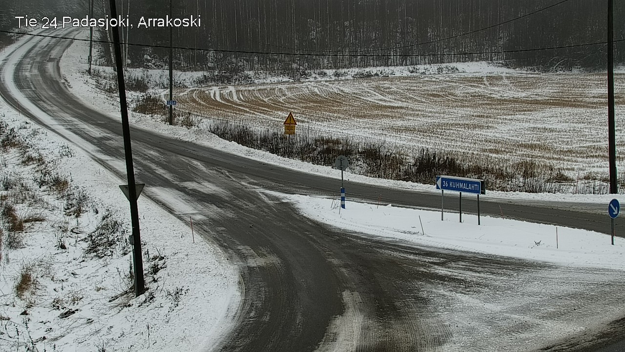 Weather Camera Image Väg 24 Padasjoki, Arrakoski, Padasjoki, Päijät-Häme