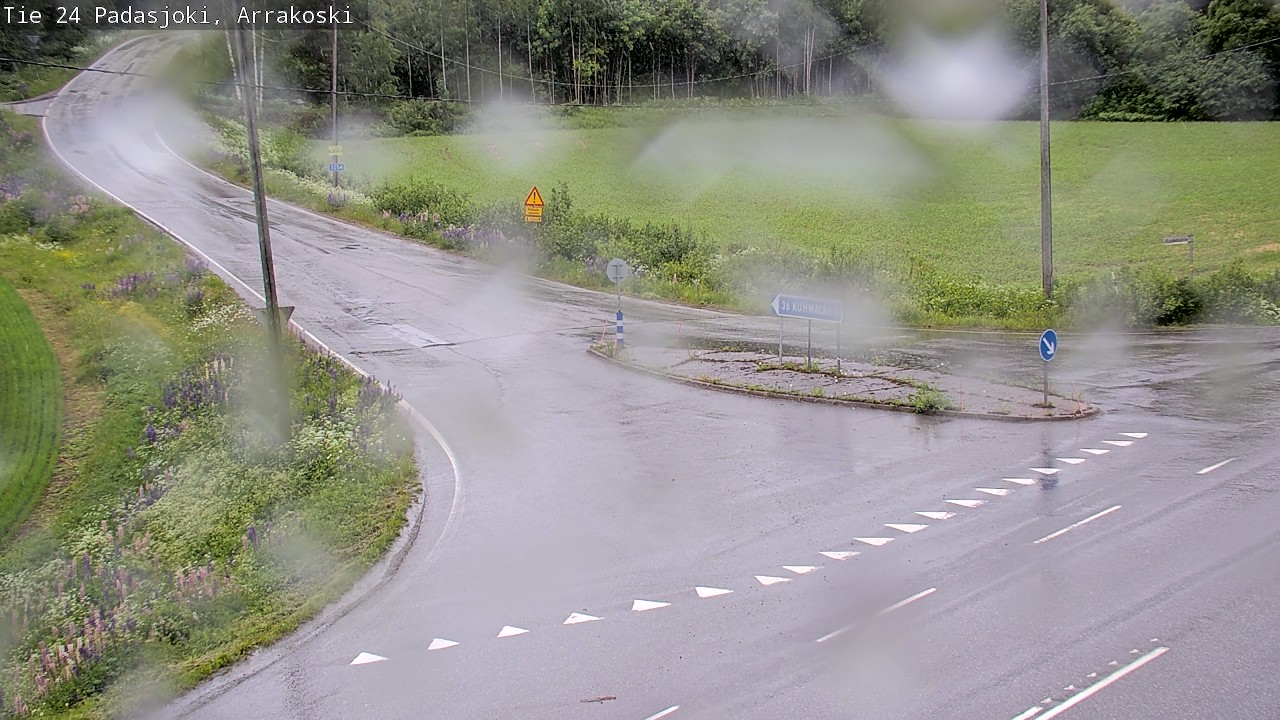 Weather Camera Image Väg 24 Padasjoki, Arrakoski, Padasjoki, Päijät-Häme
