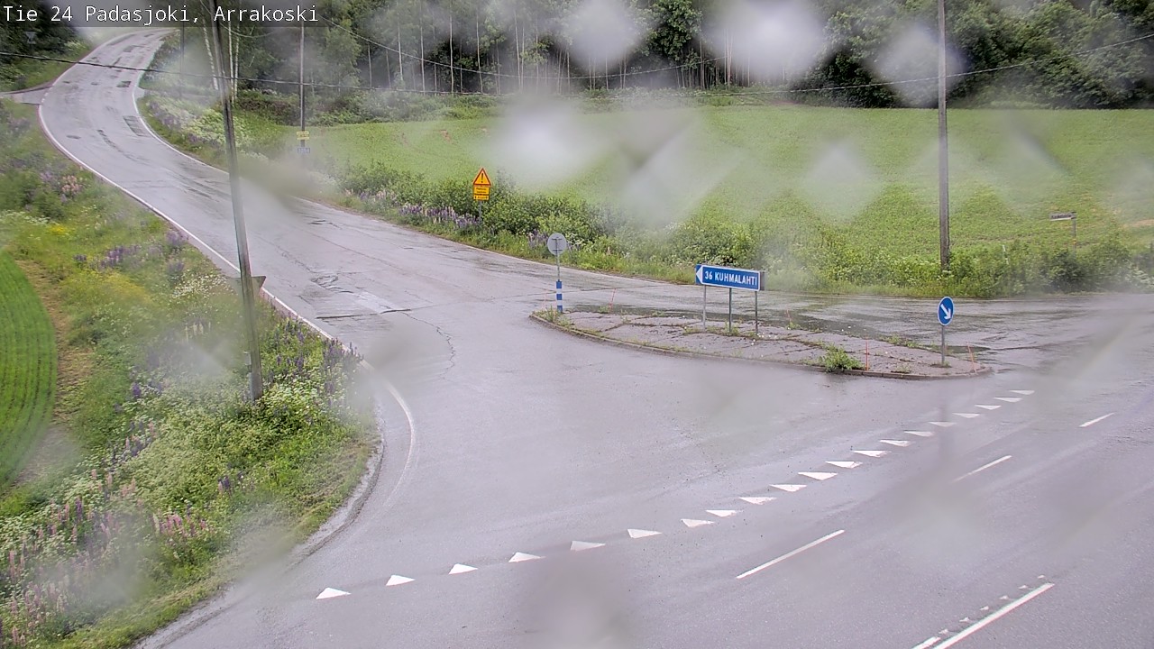 Weather Camera Image Väg 24 Padasjoki, Arrakoski, Padasjoki, Päijät-Häme