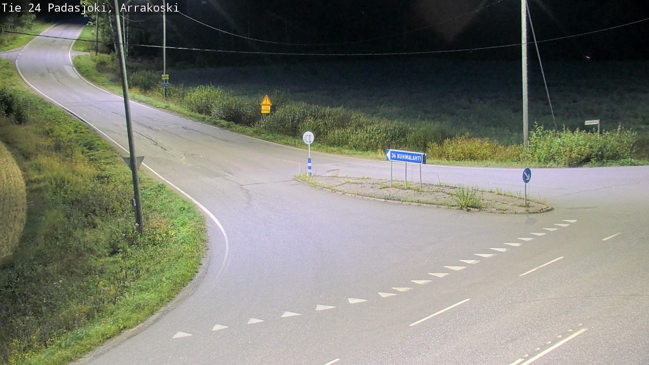 Weather Camera Image Väg 24 Padasjoki, Arrakoski, Padasjoki, Päijät-Häme