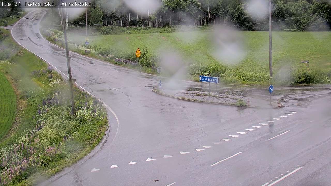 Weather Camera Image Väg 24 Padasjoki, Arrakoski, Padasjoki, Päijät-Häme