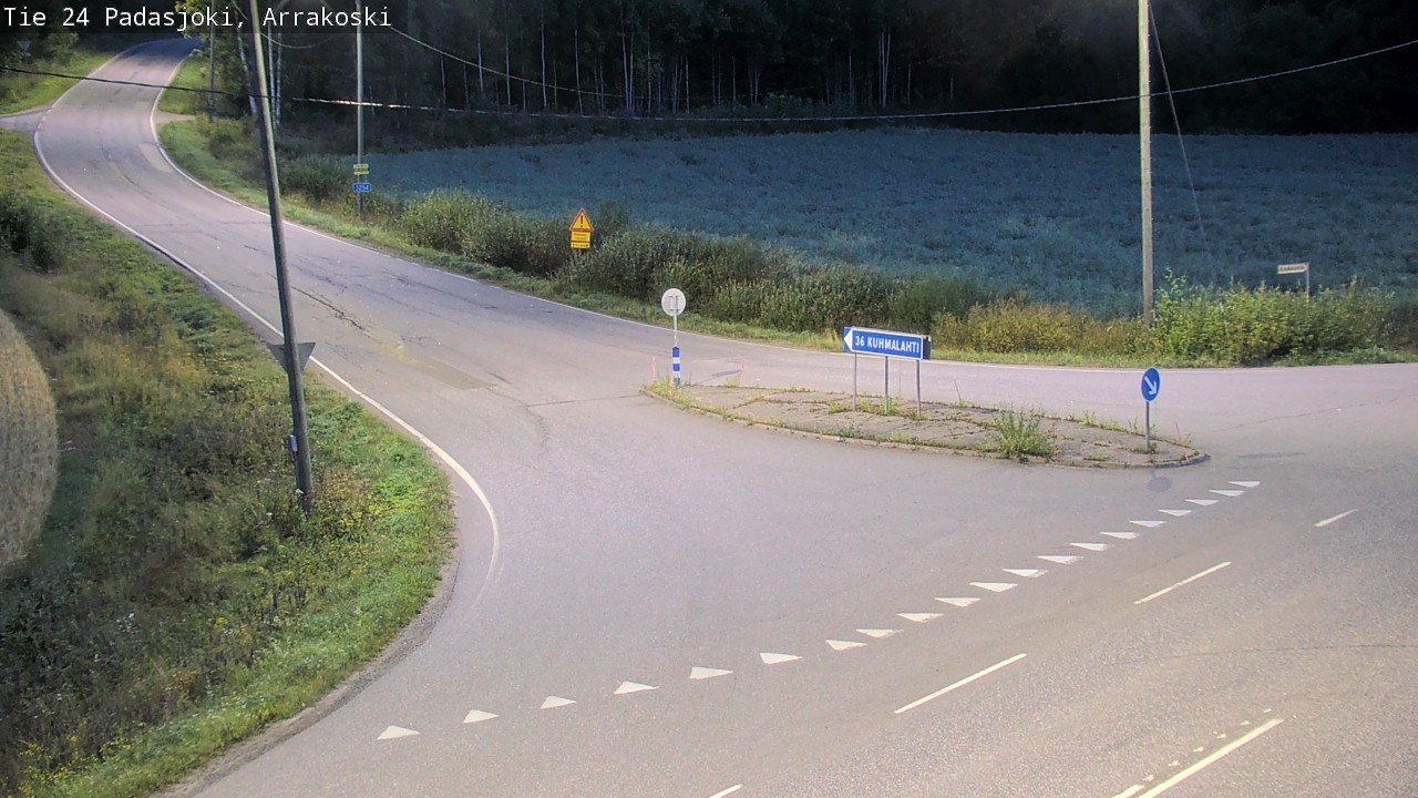 Weather Camera Image Väg 24 Padasjoki, Arrakoski, Padasjoki, Päijät-Häme