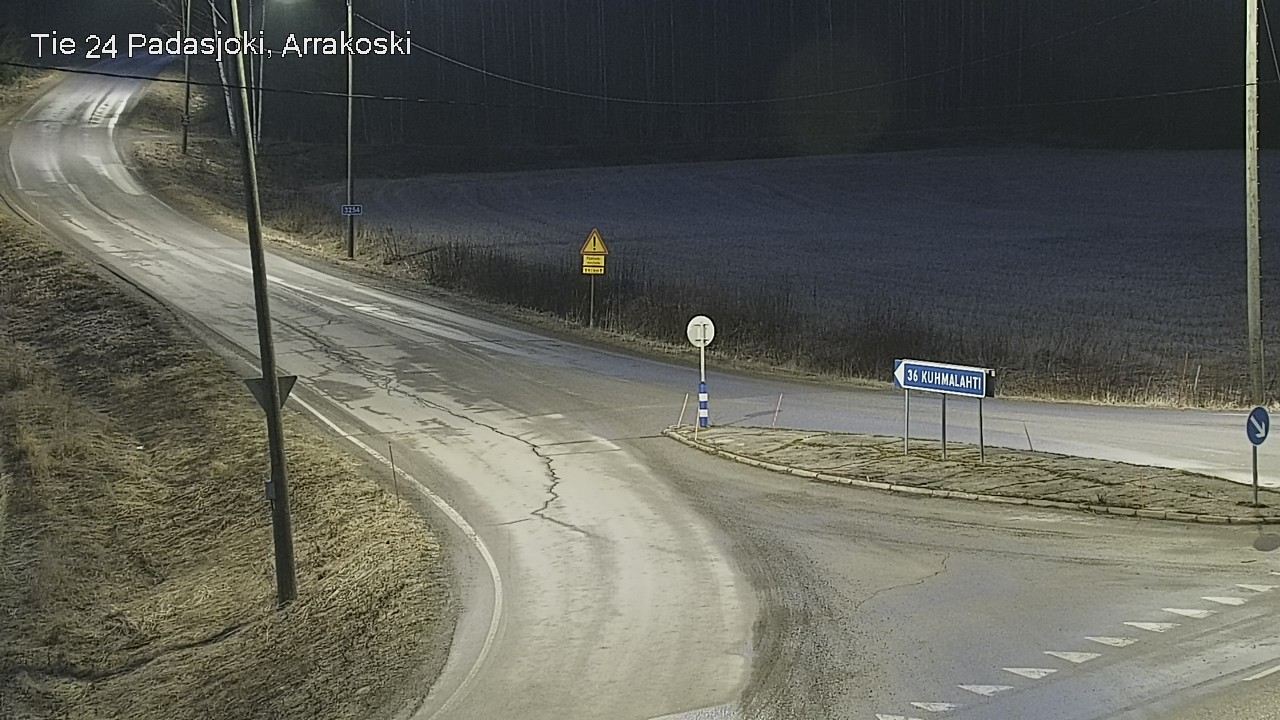Weather Camera Image Väg 24 Padasjoki, Arrakoski, Padasjoki, Päijät-Häme