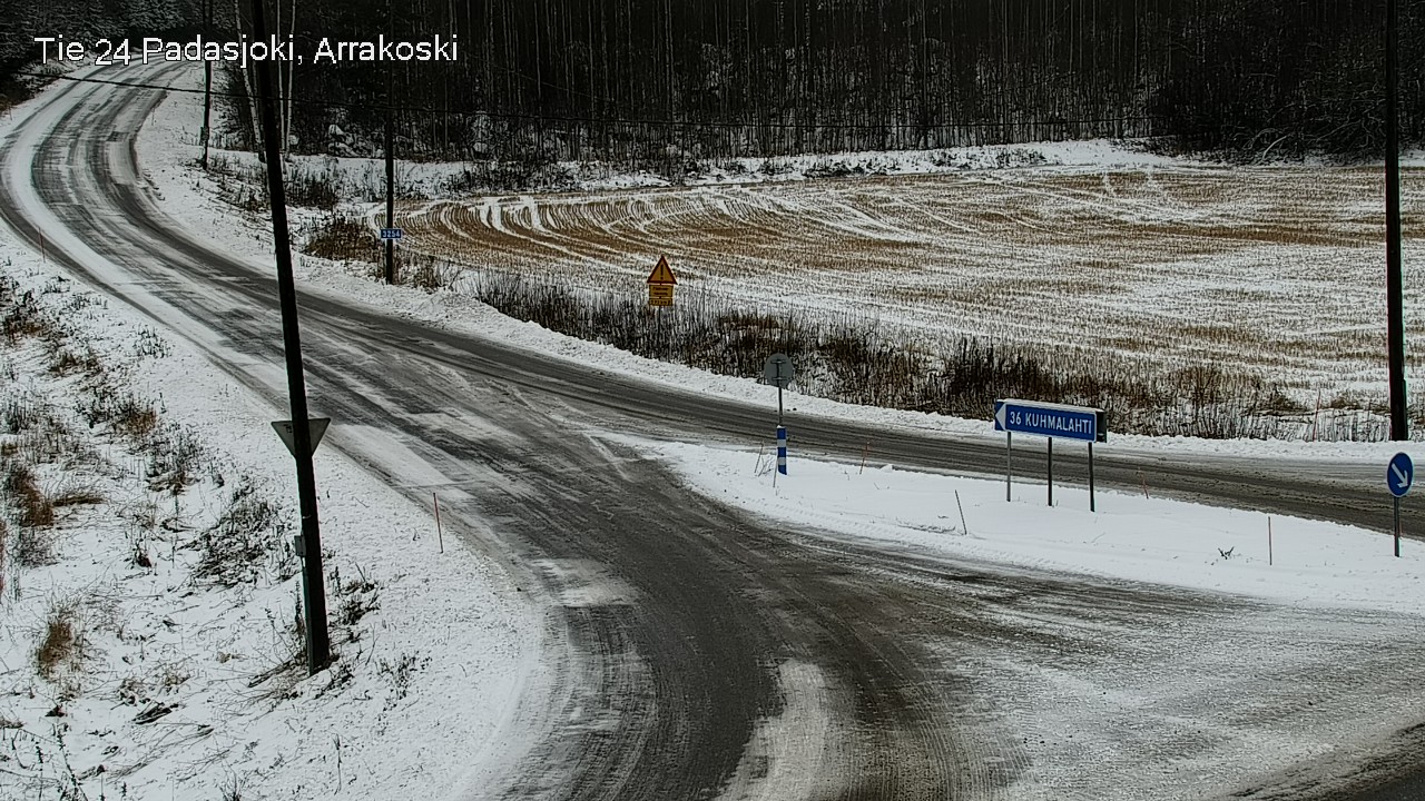 Weather Camera Image Väg 24 Padasjoki, Arrakoski, Padasjoki, Päijät-Häme