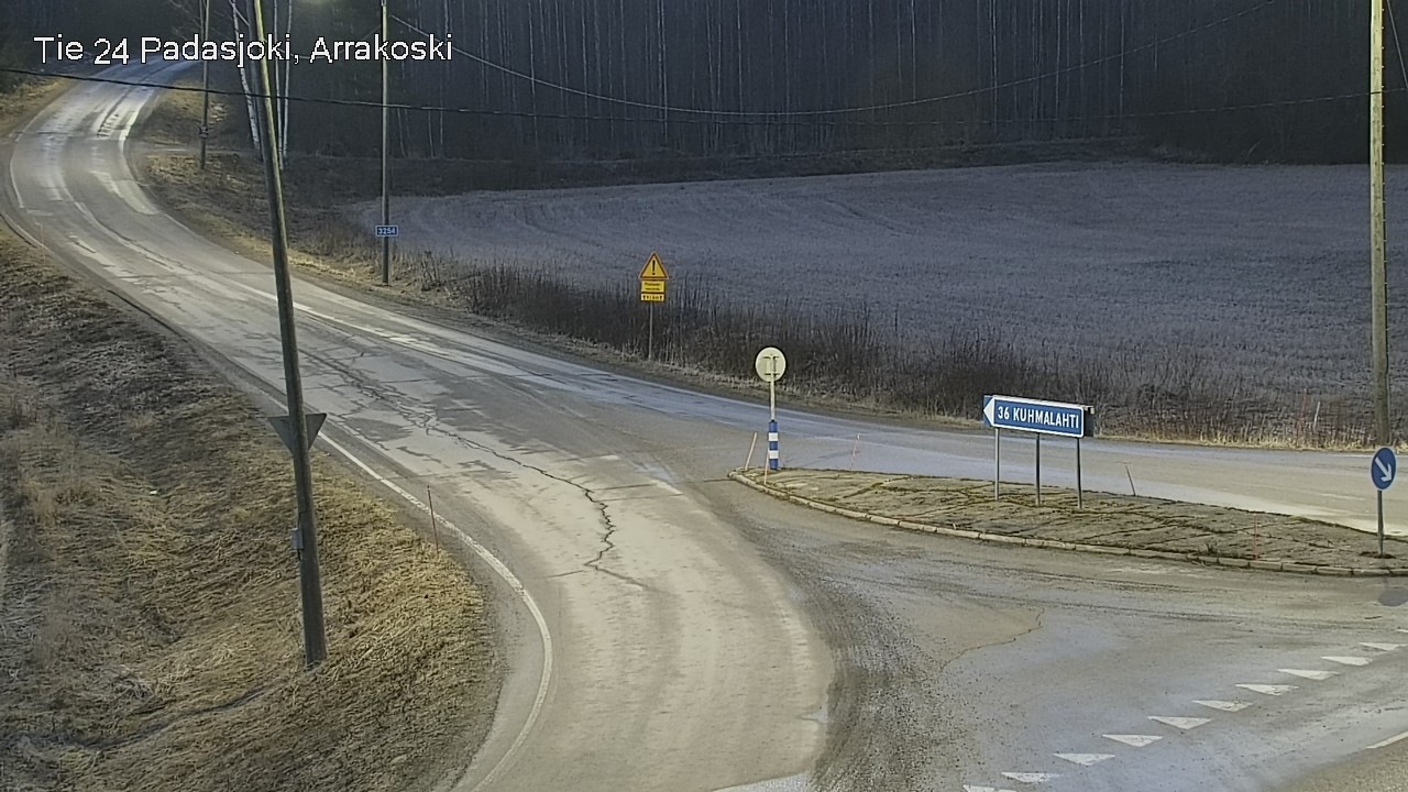 Weather Camera Image Väg 24 Padasjoki, Arrakoski, Padasjoki, Päijät-Häme