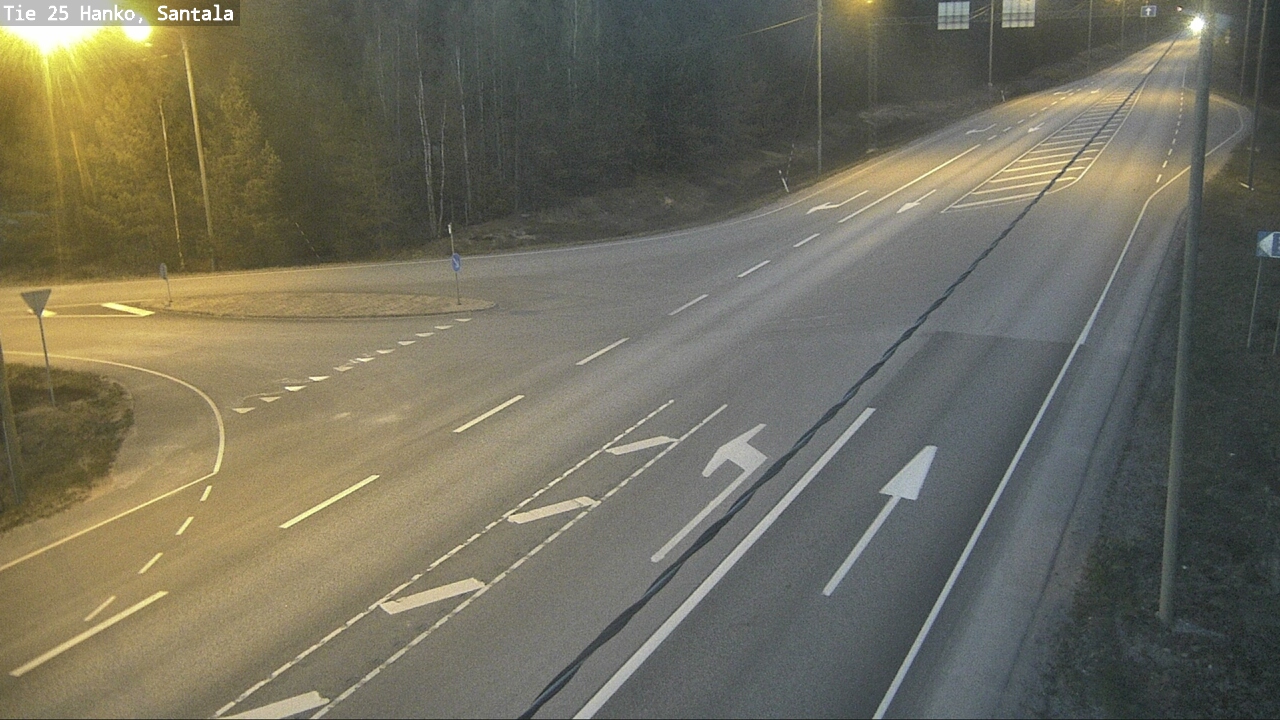 Weather Camera Image Väg 25 Hangö, Sandö, Hanko, Uusimaa