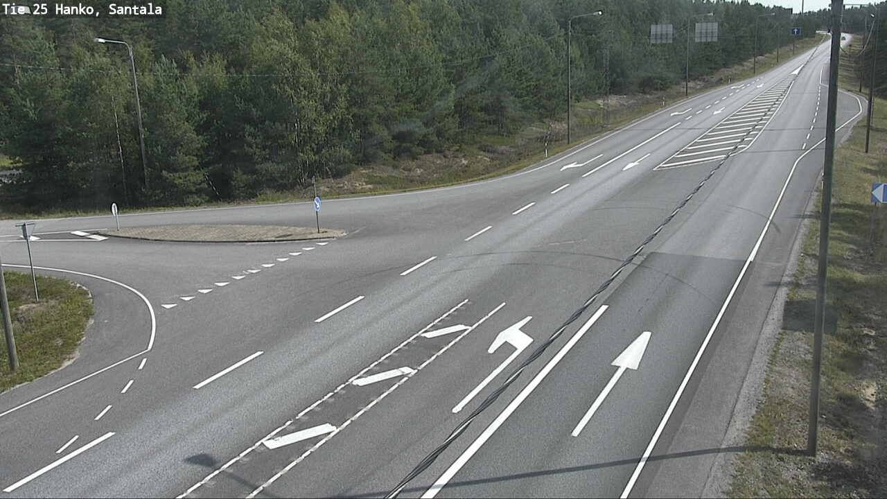 Weather Camera Image Väg 25 Hangö, Sandö, Hanko, Uusimaa