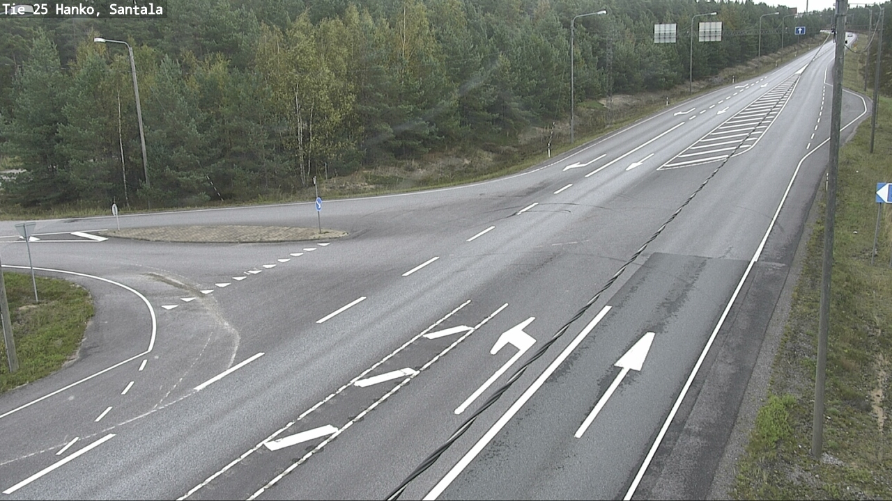 Weather Camera Image Road 25 Hanko, Santala, Hanko, Uusimaa