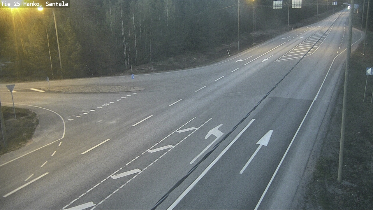 Weather Camera Image Väg 25 Hangö, Sandö, Hanko, Uusimaa