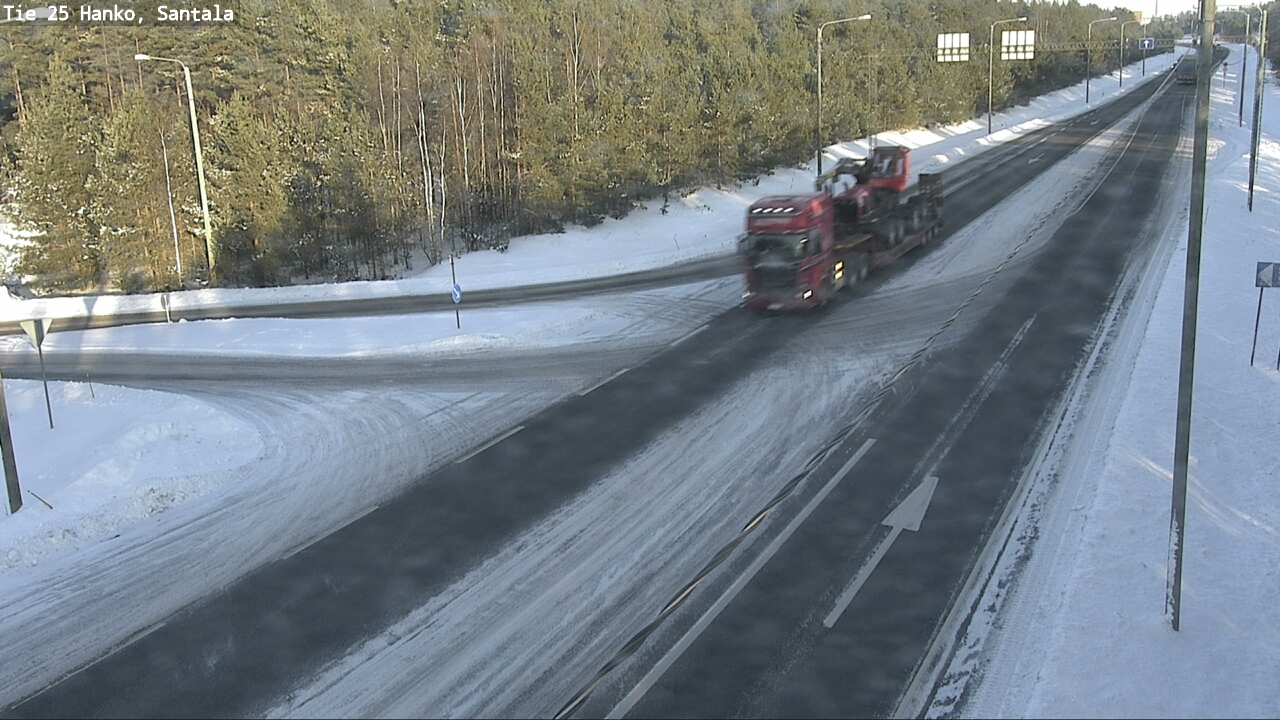 Weather Camera Image Road 25 Hanko, Santala, Hanko, Uusimaa