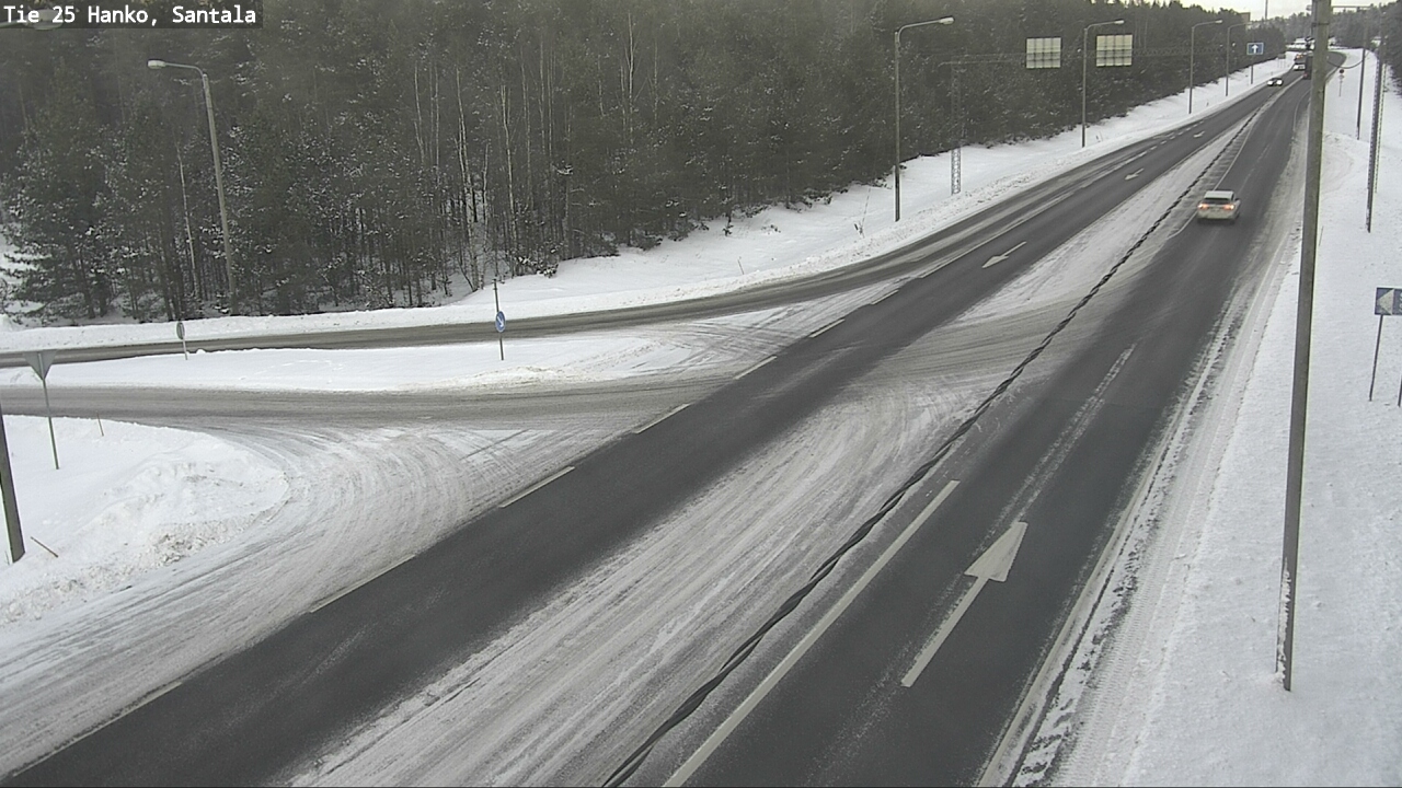 Weather Camera Image Road 25 Hanko, Santala, Hanko, Uusimaa