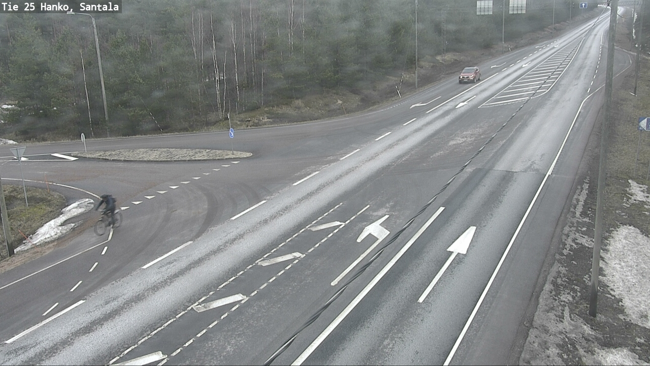 Weather Camera Image Road 25 Hanko, Santala, Hanko, Uusimaa
