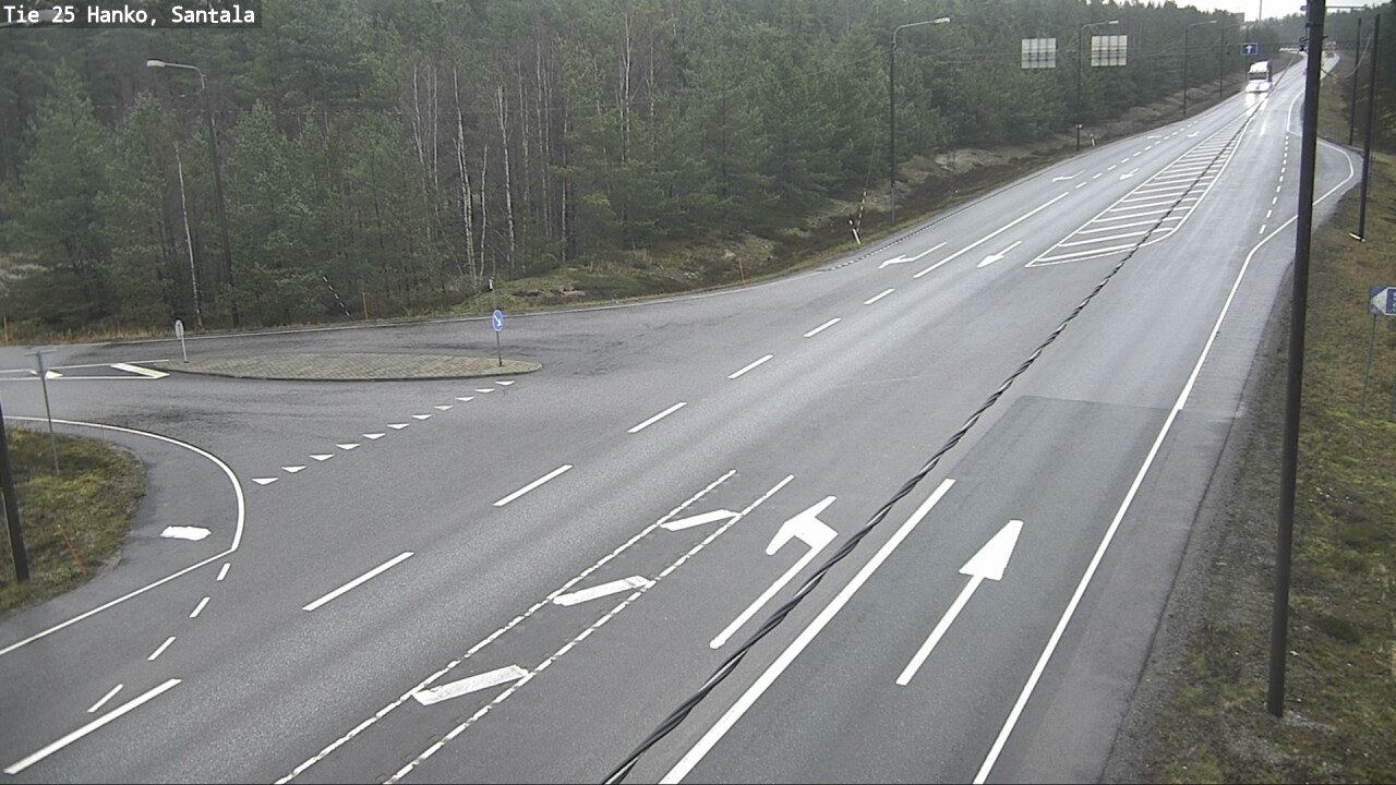 Weather Camera Image Road 25 Hanko, Santala, Hanko, Uusimaa