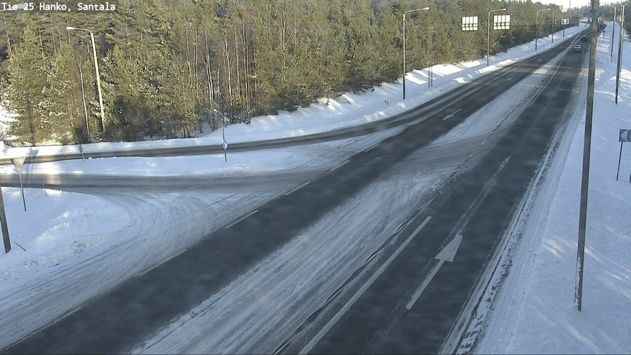 Weather Camera Image Road 25 Hanko, Santala, Hanko, Uusimaa