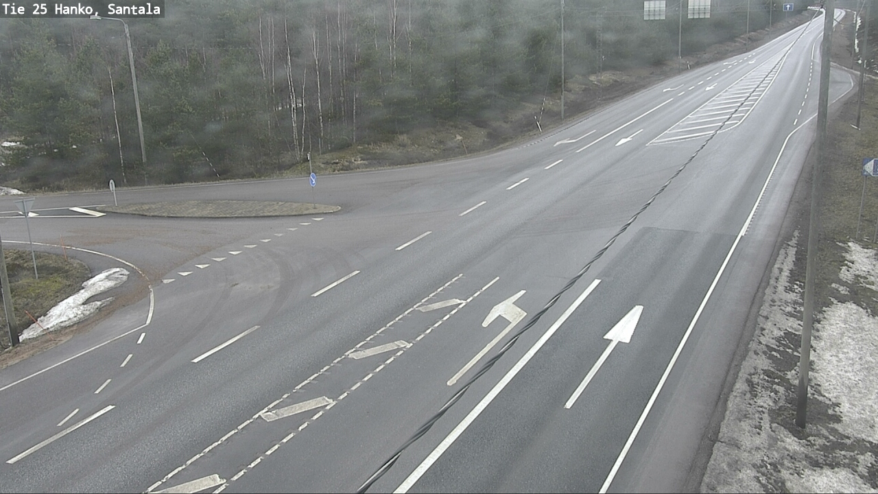 Weather Camera Image Road 25 Hanko, Santala, Hanko, Uusimaa