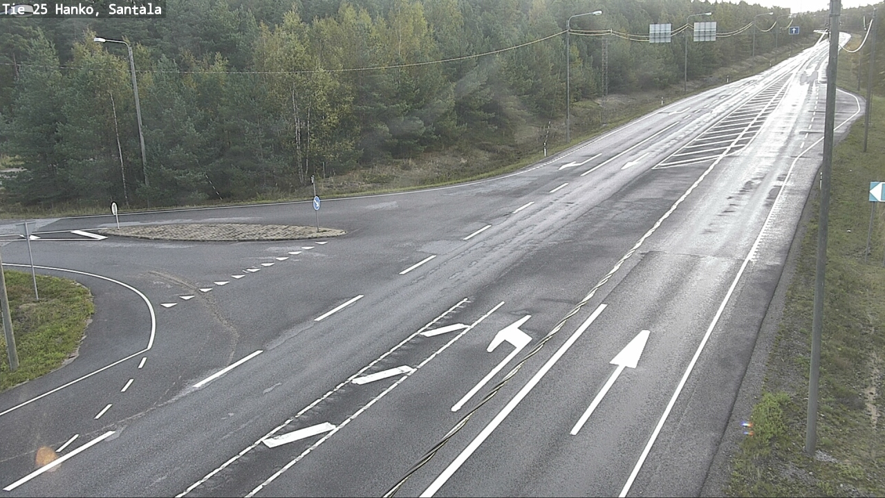 Weather Camera Image Väg 25 Hangö, Sandö, Hanko, Uusimaa