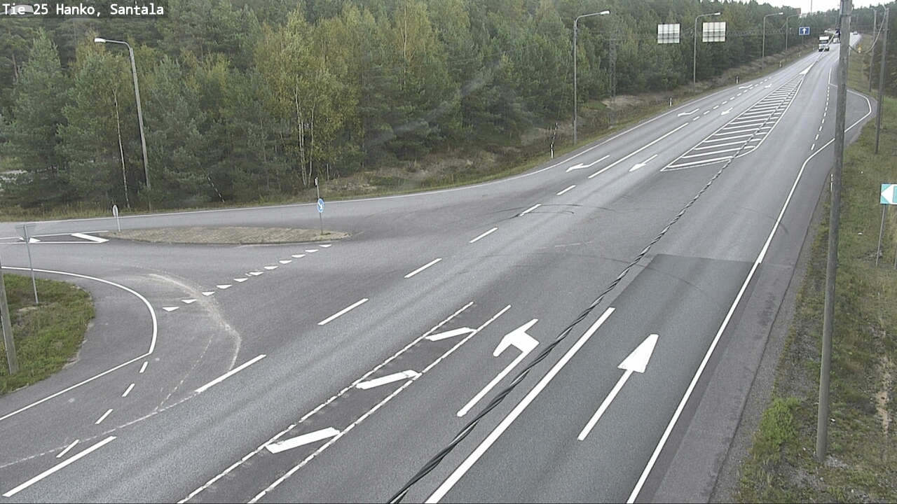 Weather Camera Image Road 25 Hanko, Santala, Hanko, Uusimaa