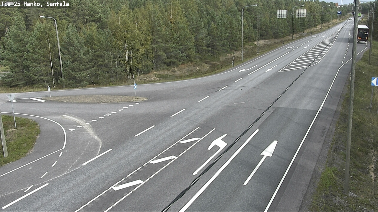 Weather Camera Image Road 25 Hanko, Santala, Hanko, Uusimaa