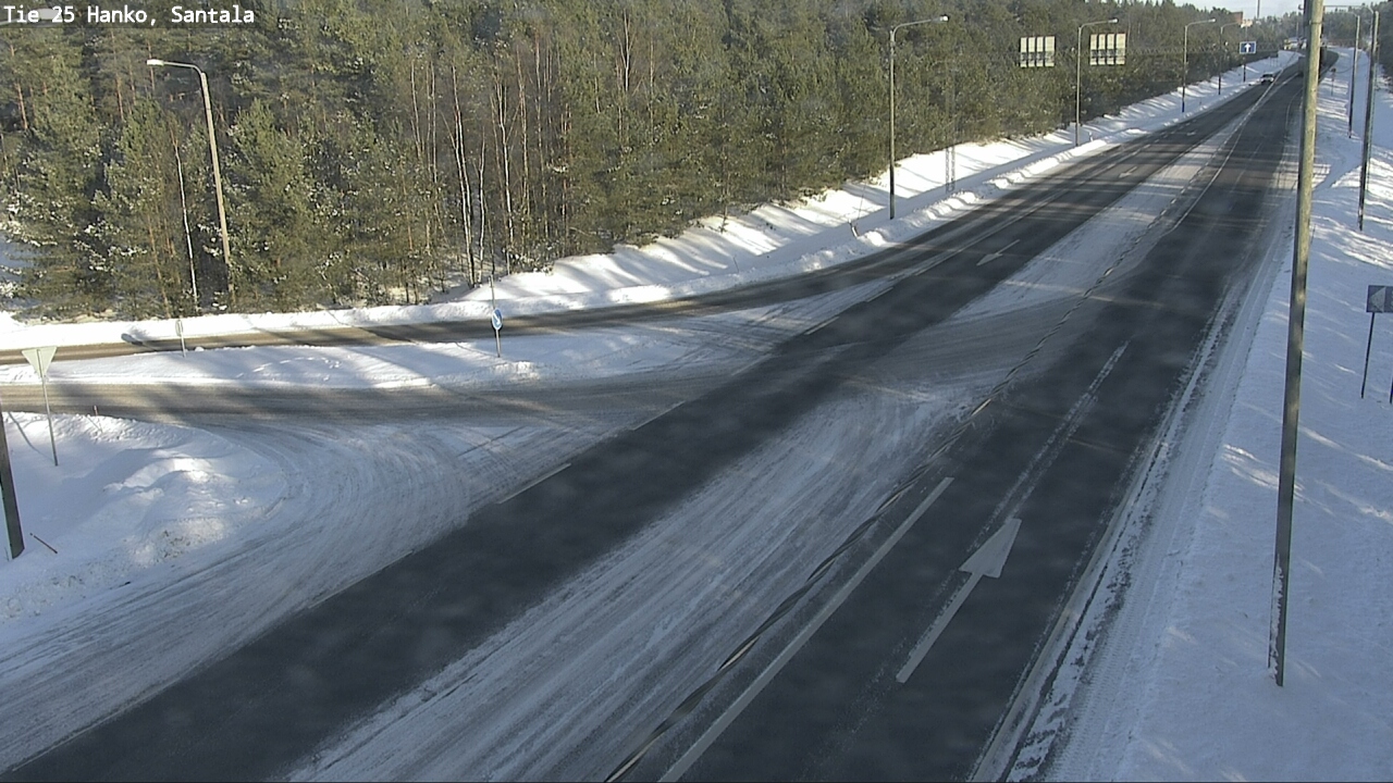 Weather Camera Image Road 25 Hanko, Santala, Hanko, Uusimaa