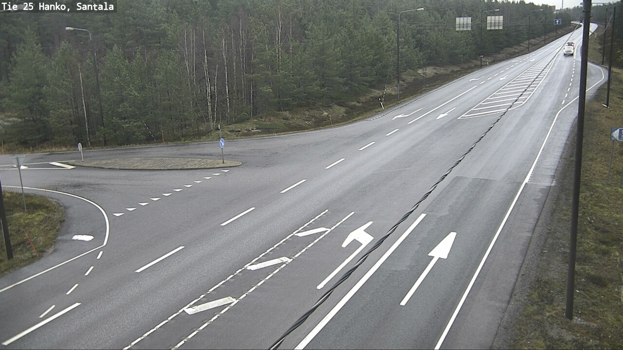 Weather Camera Image Road 25 Hanko, Santala, Hanko, Uusimaa