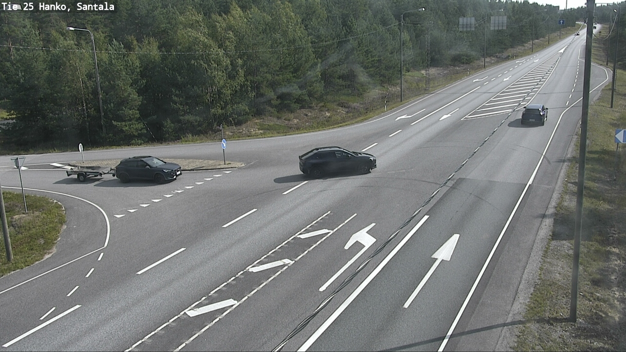 Weather Camera Image Väg 25 Hangö, Sandö, Hanko, Uusimaa
