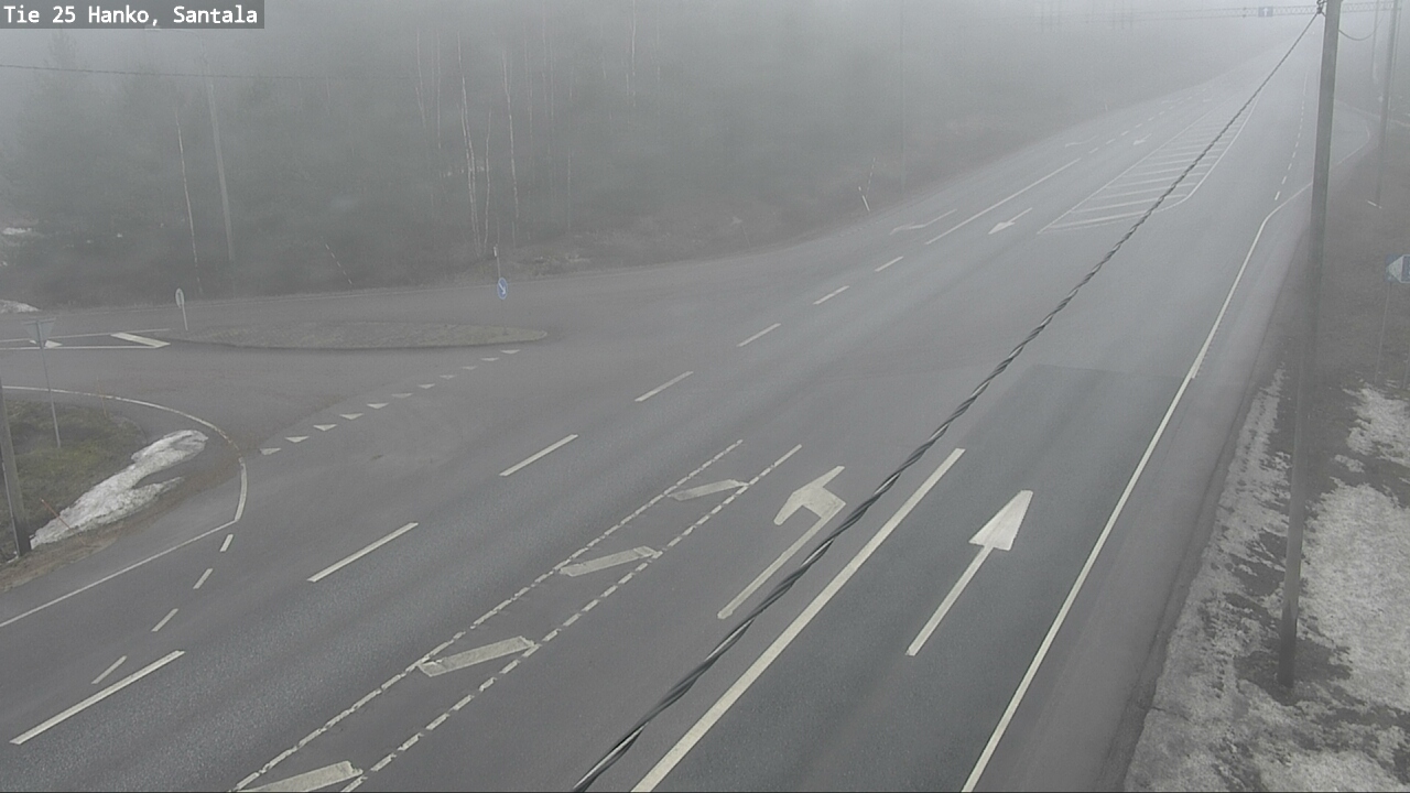 Weather Camera Image Road 25 Hanko, Santala, Hanko, Uusimaa