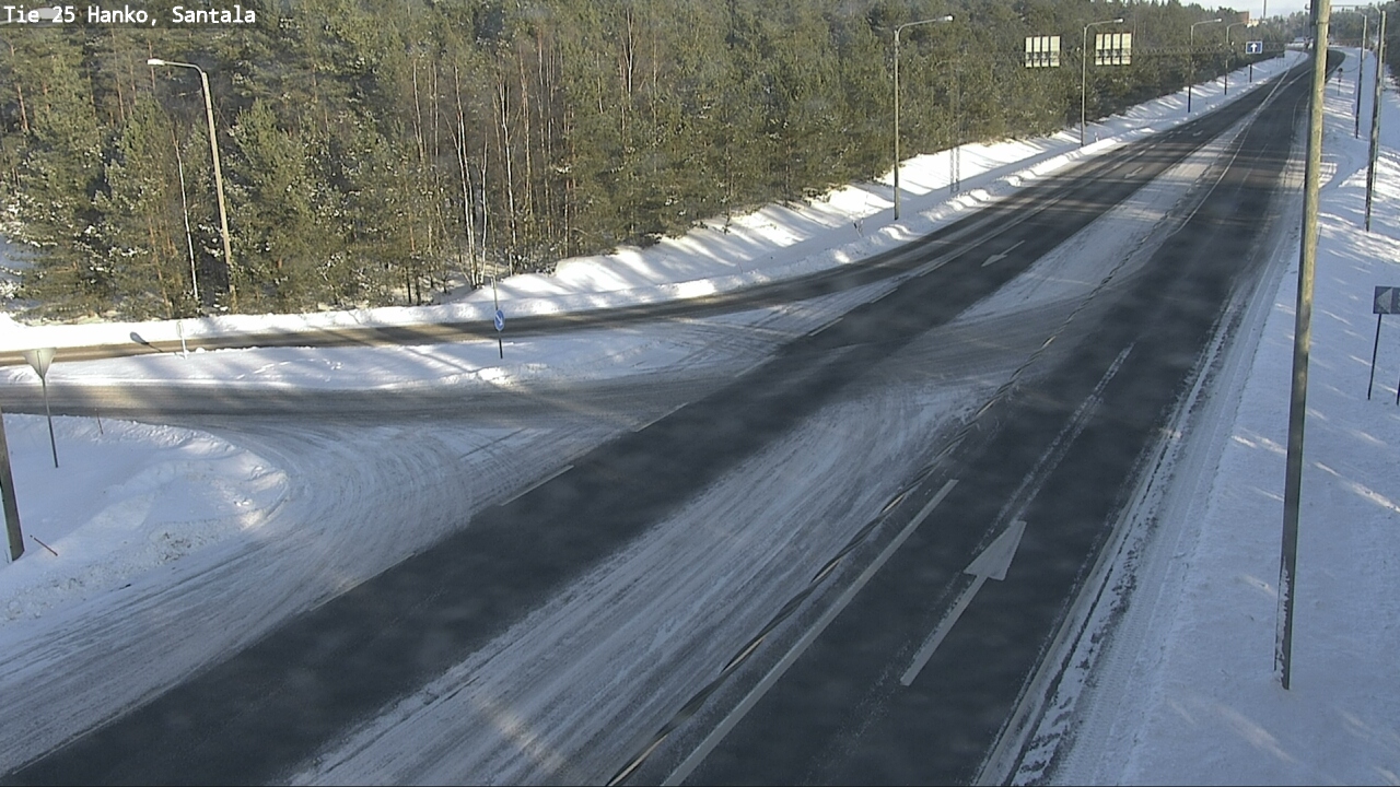 Weather Camera Image Road 25 Hanko, Santala, Hanko, Uusimaa