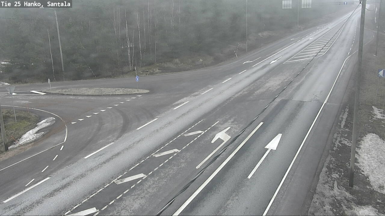 Weather Camera Image Road 25 Hanko, Santala, Hanko, Uusimaa