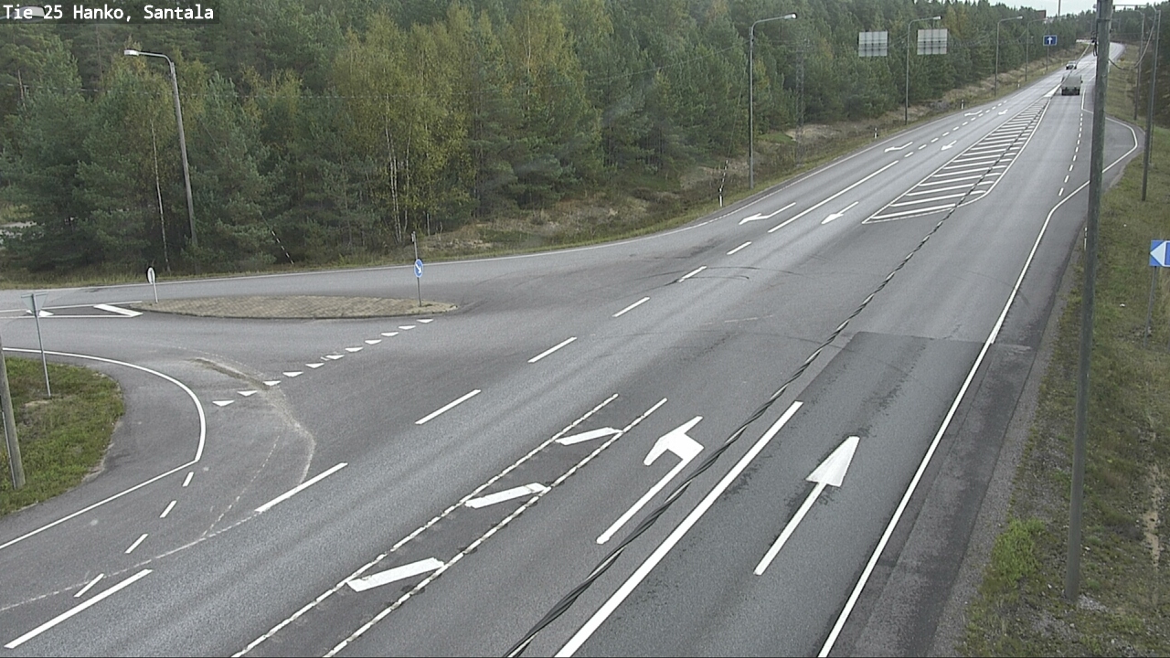 Weather Camera Image Road 25 Hanko, Santala, Hanko, Uusimaa