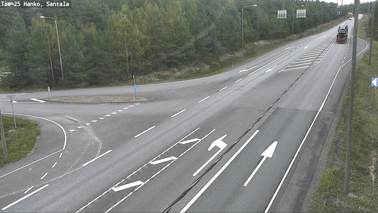 Weather Camera Image Road 25 Hanko, Santala, Hanko, Uusimaa
