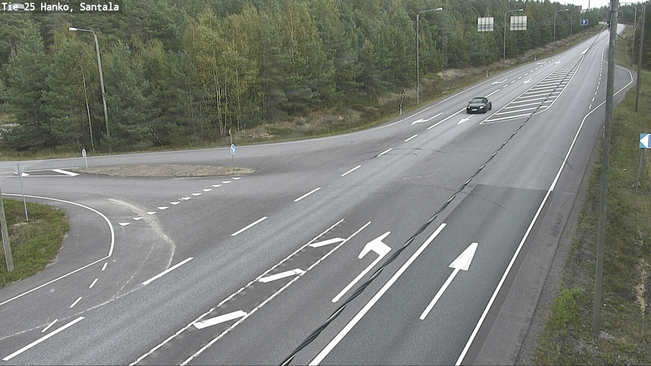 Weather Camera Image Road 25 Hanko, Santala, Hanko, Uusimaa