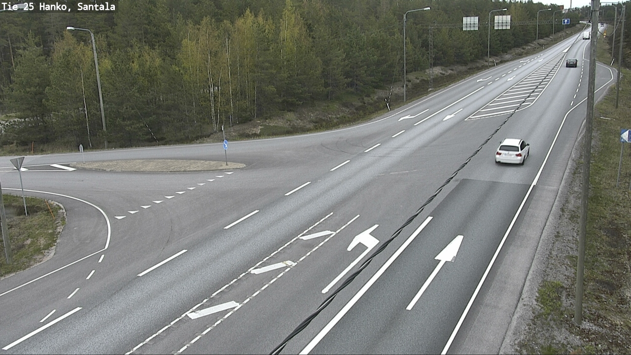 Weather Camera Image Väg 25 Hangö, Sandö, Hanko, Uusimaa