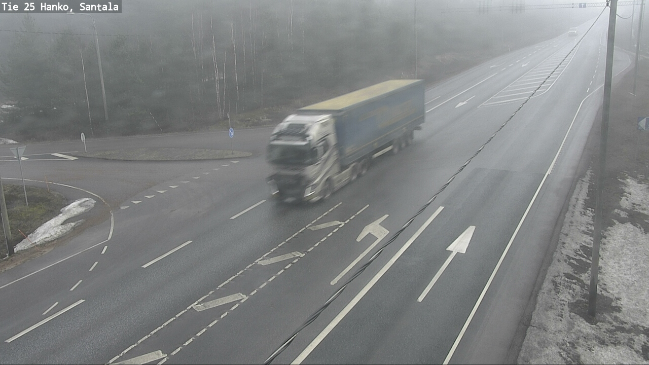 Weather Camera Image Road 25 Hanko, Santala, Hanko, Uusimaa