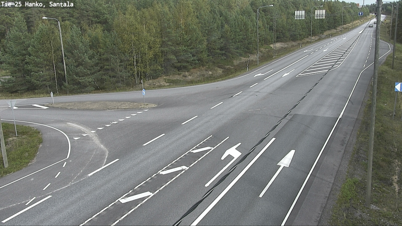 Weather Camera Image Road 25 Hanko, Santala, Hanko, Uusimaa