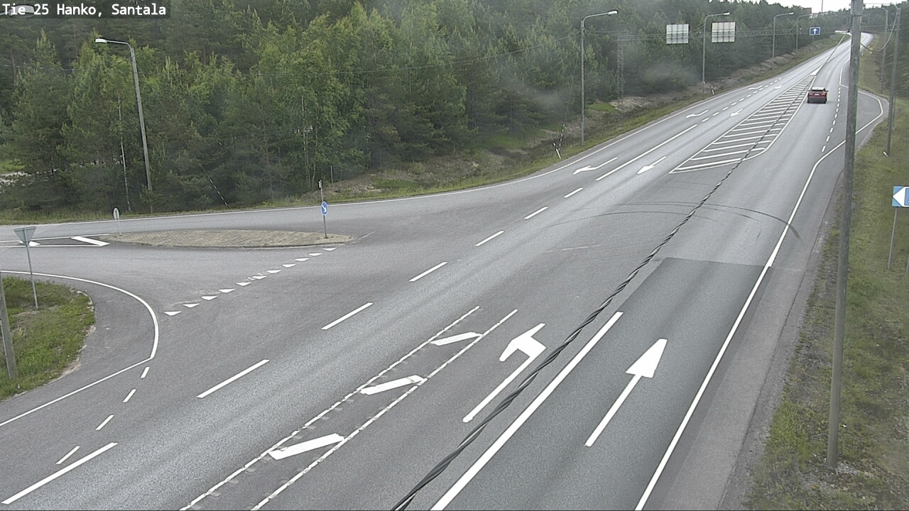 Weather Camera Image Road 25 Hanko, Santala, Hanko, Uusimaa