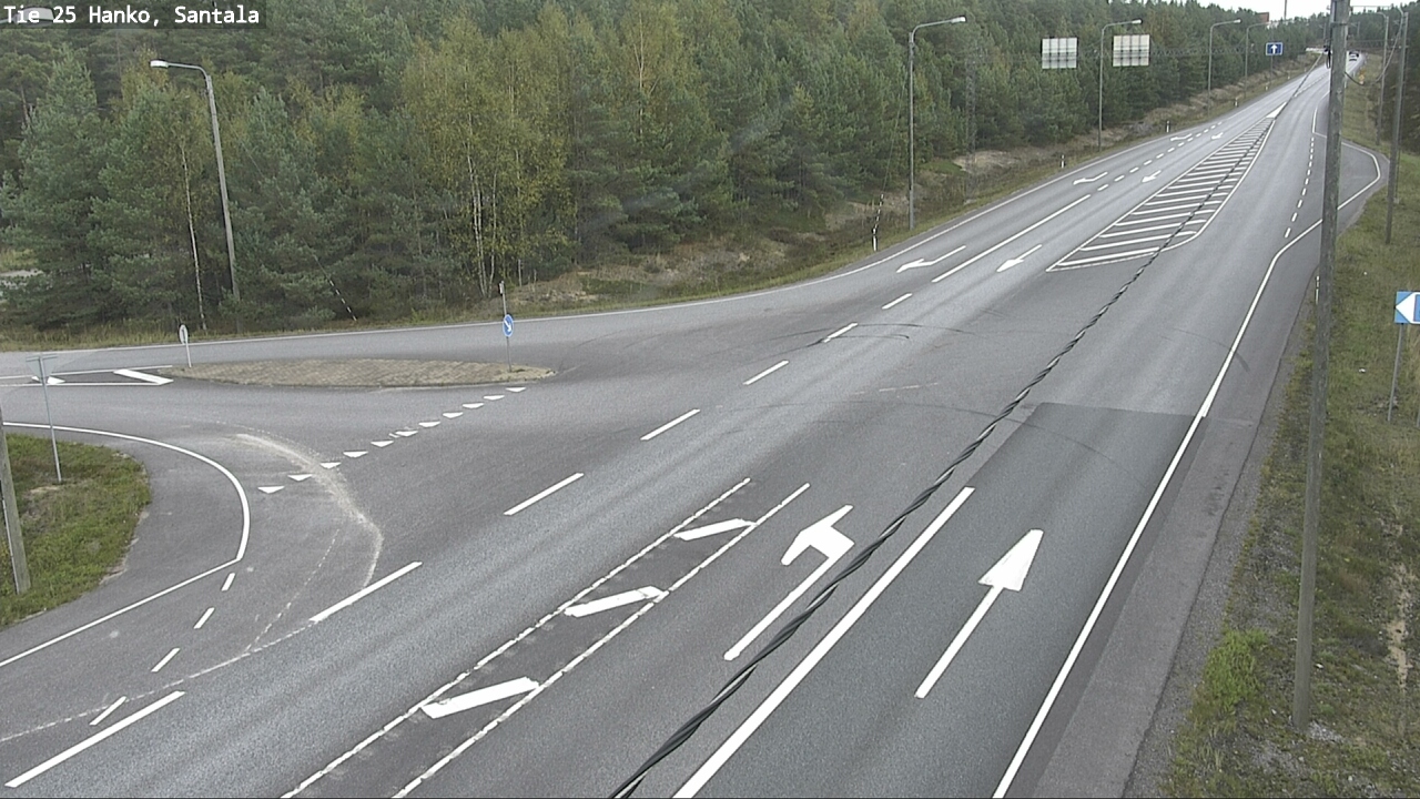 Weather Camera Image Road 25 Hanko, Santala, Hanko, Uusimaa