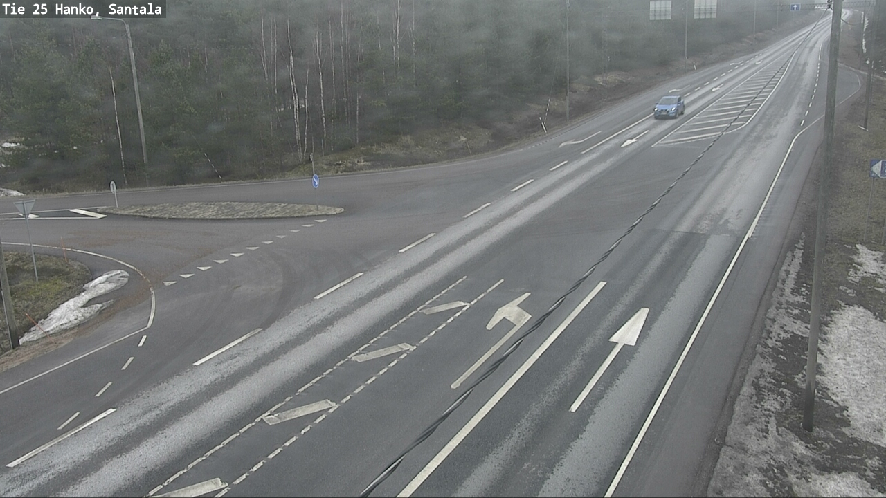 Weather Camera Image Road 25 Hanko, Santala, Hanko, Uusimaa