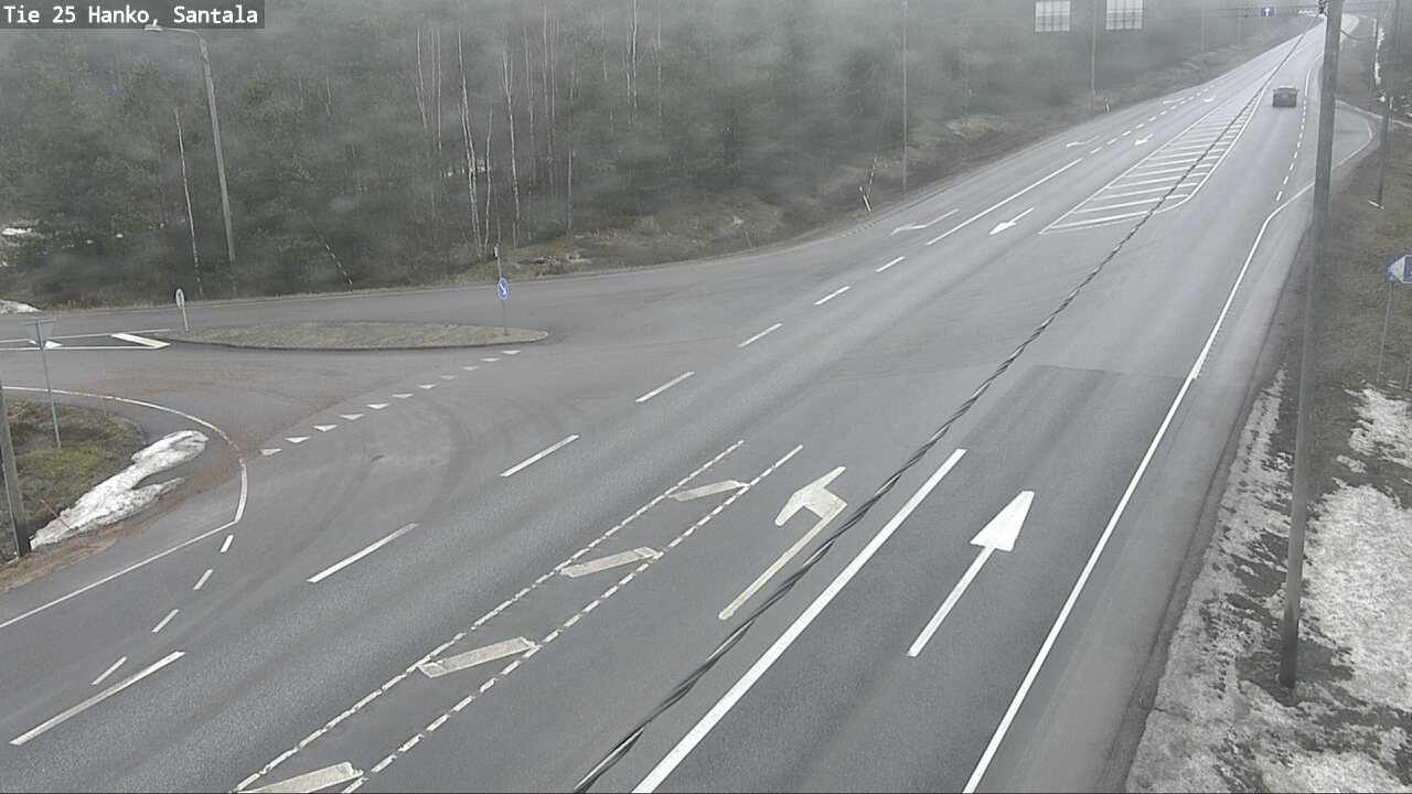 Weather Camera Image Road 25 Hanko, Santala, Hanko, Uusimaa