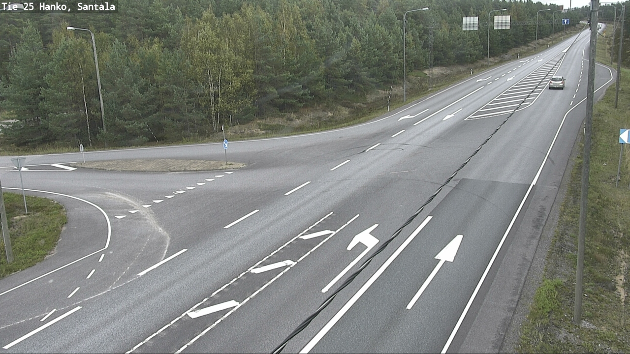 Weather Camera Image Road 25 Hanko, Santala, Hanko, Uusimaa