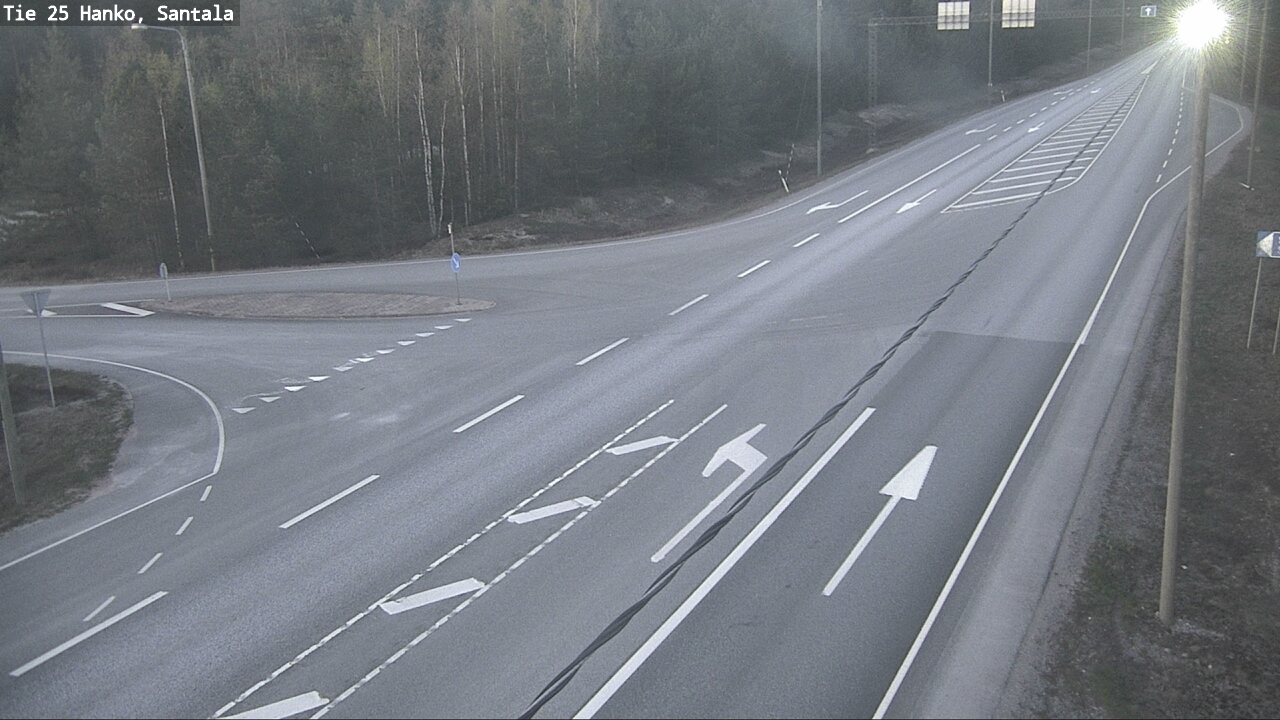 Weather Camera Image Road 25 Hanko, Santala, Hanko, Uusimaa