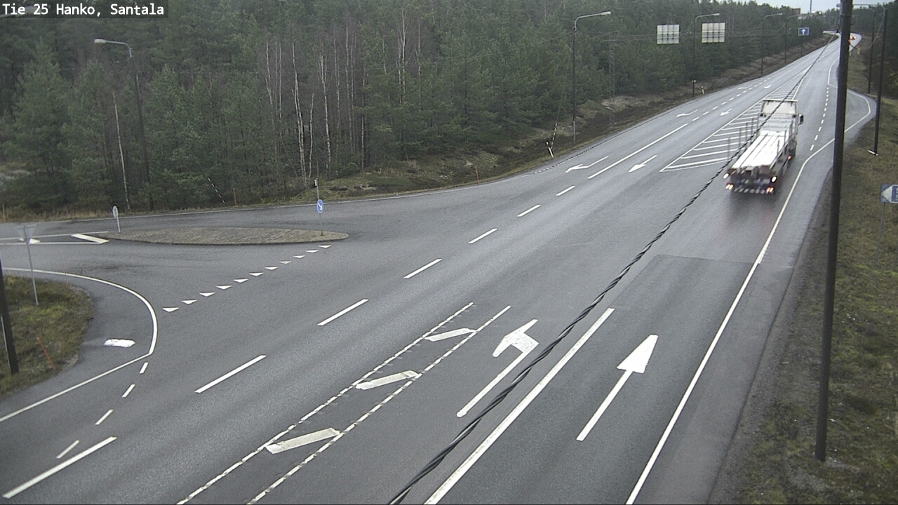Weather Camera Image Road 25 Hanko, Santala, Hanko, Uusimaa